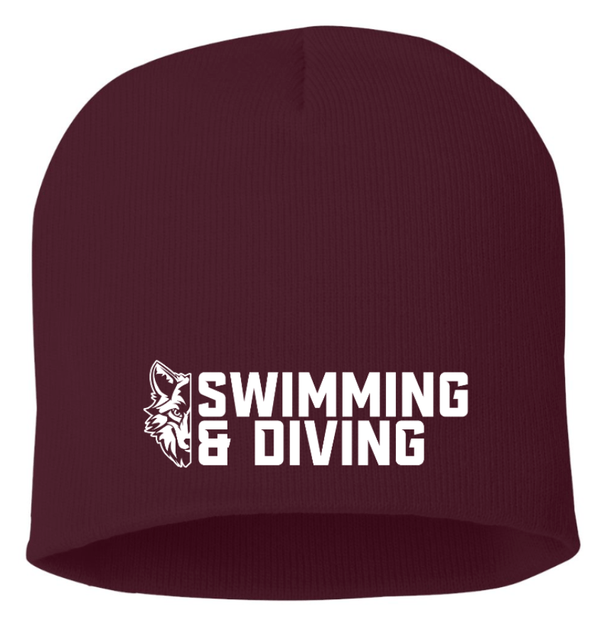 Custom Apparel - Screen Printing - Okemos Swim & Dive - Beanie - Okemos Swim & Dive 2022