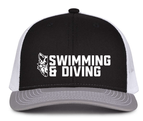 Custom Apparel - Screen Printing - Okemos Swim & Dive - Hat - Okemos Swim & Dive 2022