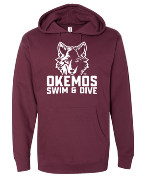 Custom Apparel - Screen Printing - Okemos Swim & Dive - Hoodie - Okemos Swim & Dive 2022