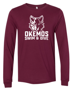 Custom Apparel - Screen Printing - Okemos Swim & Dive - Long - sleeve T-Shirt - Okemos Swim & Dive 2022