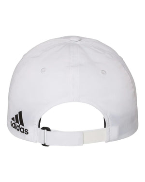 Custom Apparel - Screen Printing - Okemos Tennis - Adidas White Hat Script - Okemos Tennis