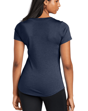 Custom Apparel - Screen Printing - Okemos Tennis - New Era - Ladies Series Performance Scoop Tee - Okemos Tennis - 14074