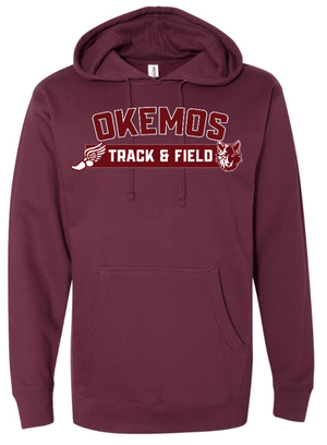 Custom Apparel - Screen Printing - Okemos Track & Field – Unisex Hoodie - Okemos Track & Field 2023