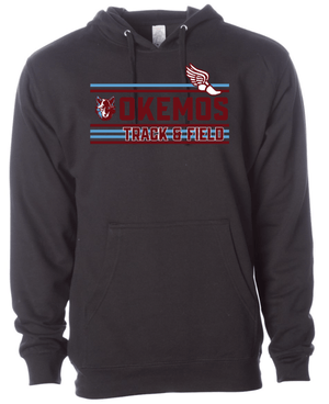 Custom Apparel - Screen Printing - Okemos Track & Field – Unisex Hoodie - Okemos Track & Field 2023