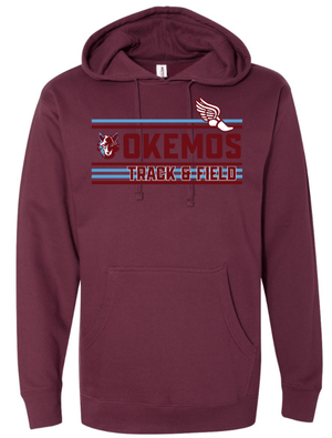 Custom Apparel - Screen Printing - Okemos Track & Field – Unisex Hoodie - Okemos Track & Field 2023