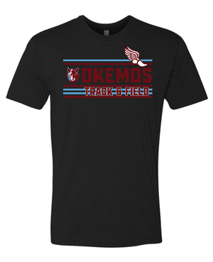 Custom Apparel - Screen Printing - Okemos Track & Field – Unisex T-Shirt - Okemos Track & Field 2023
