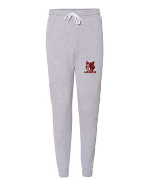 Custom Apparel - Screen Printing - Okemos Wolves Lacrosse - Unisex Adult Grey Joggers - OHS - Lacrosse