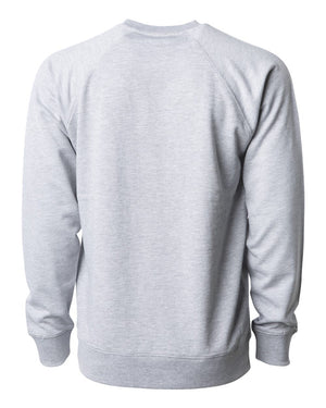 Custom Apparel - Screen Printing - Okemos Wolves Lacrosse - Unisex Adult Grey Sweatshirt - OHS - Lacrosse