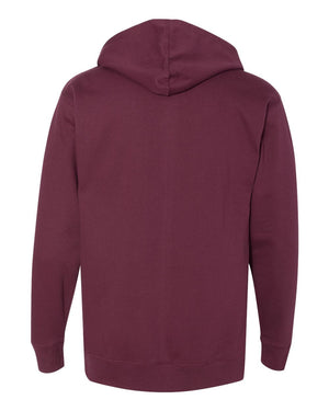 Custom Apparel - Screen Printing - Okemos Wolves Lacrosse - Unisex Adult Maroon Hoodie - OHS - Lacrosse