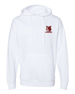 Custom Apparel - Screen Printing - Okemos Wolves Lacrosse - Unisex Adult Maroon Hoodie - OHS - Lacrosse