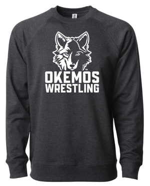 Custom Apparel - Screen Printing - Okemos Wrestling - Charcoal Adult Unisex Sweatshirt - Okemos Wrestling