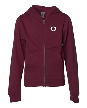 Custom Apparel - Screen Printing - Okemos Youth Zip Hoodie - Okemos School