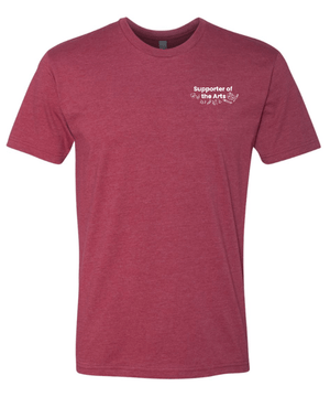 Custom Apparel - Screen Printing - Portland Arts Supporter of the Arts Unisex T-shirt - T-Shirt - Portland Arts