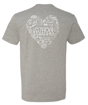 Custom Apparel - Screen Printing - Portland Arts Visual Arts Unisex T-shirt - T-Shirt - Portland Arts