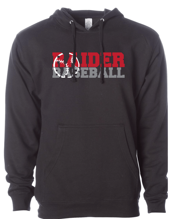 Custom Apparel - Screen Printing - Portland Baseball Raider Hoodie - Portland Baseball