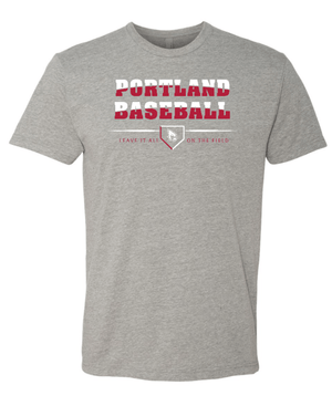 Custom Apparel - Screen Printing - Portland Baseball – Unisex T-Shirt - Portland Baseball 2023