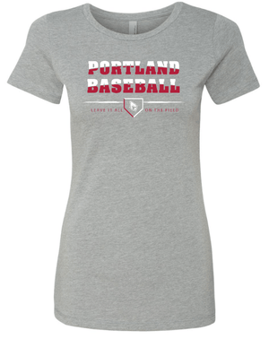 Custom Apparel - Screen Printing - Portland Baseball – Women's T-Shirt - Portland Baseball 2023