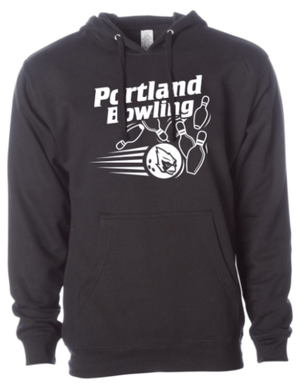 Custom Apparel - Screen Printing - Portland Bowling - Adult Unisex Hoodie - Portland Bowling - 14974