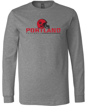 Custom Apparel - Screen Printing - Portland Football Unisex Long Sleeve T-shirt - Portland Football 2022