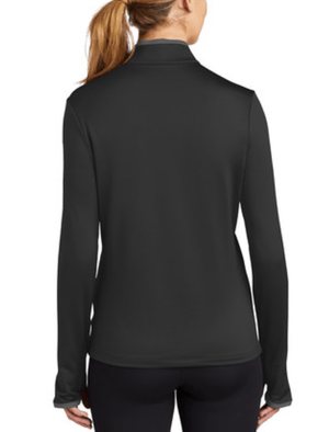 Custom Apparel - Screen Printing - Portland Girls Basketball - Nike - Ladies Dri - FIT Stretch 1/2 - Zip Cover - Up - Portland Girls Basketball 2022