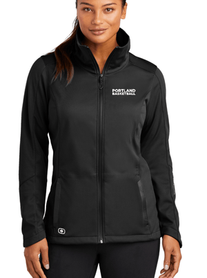 Custom Apparel - Screen Printing - Portland Girls Basketball - OGIO - Ladies Softshell Jacket - Portland Girls Basketball 2022