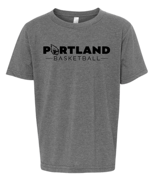Custom Apparel - Screen Printing - Portland Girls Basketball - Youth T-Shirt - Portland Girls Basketball 2022