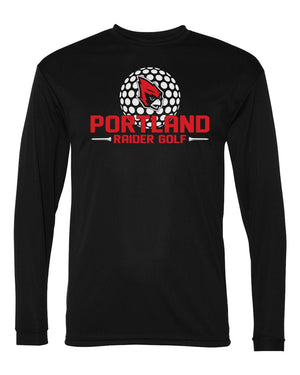 Custom Apparel - Screen Printing - Portland Golf - Long Sleeve Performance Tee - Long Sleeve T-Shirt - Portland Golf Team
