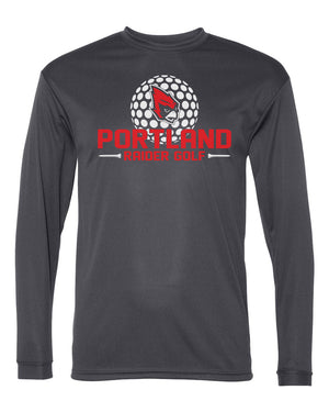 Custom Apparel - Screen Printing - Portland Golf - Long Sleeve Performance Tee - Long Sleeve T-Shirt - Portland Golf Team