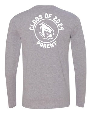 Custom Apparel - Screen Printing - Portland High School 2024 Parent Long Sleeve - Portland High School Class Shirt