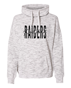 Custom Apparel - Screen Printing - Portland High School Seniors - J America Women's Cowl Neck Sweatshirt - Portland Seniors