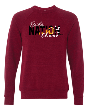 Custom Apparel - Screen Printing - Portland Junior Raiders Cheer - Crew Neck Sweatshirt - Portland Middle School