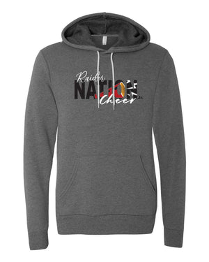 Custom Apparel - Screen Printing - Portland Junior Raiders Cheer - Hoodie Sweatshirt - Portland Middle School