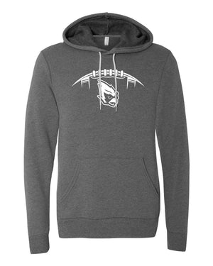 Custom Apparel - Screen Printing - Portland Junior Raiders Football V2 - Hoodie Sweatshirt - Portland Middle School