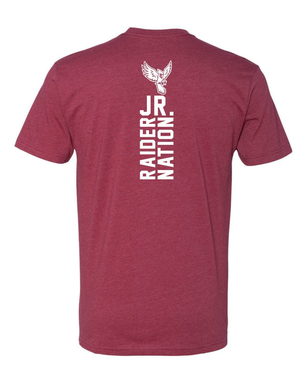 Custom Apparel - Screen Printing - Portland Junior Raiders Football V2 - Unisex TShirt - Portland Middle School