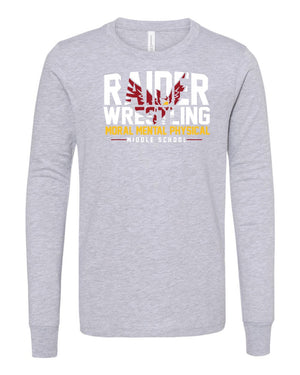 Custom Apparel - Screen Printing - Portland Middle School Long Sleeve - Portland Middle School Wrestling
