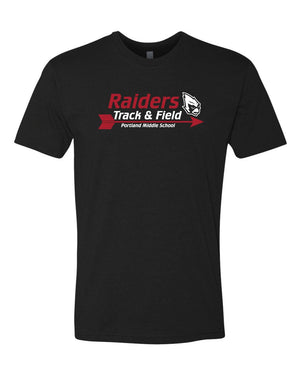 Custom Apparel - Screen Printing - Portland Middle School Track & Field - Adult Unisex TShirt - PMS Track and Field