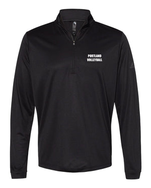 Custom Apparel - Screen Printing - Portland Middle School Volleyball Quarter Zip - Portland Middle School Volleyball
