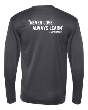 Custom Apparel - Screen Printing - Portland Middle School Wrestling Performance Long Sleeve - Portland Middle School Wrestling