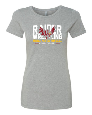 Custom Apparel - Screen Printing - Portland Middle School Wrestling Women's T-Shirt - Portland Middle School Wrestling