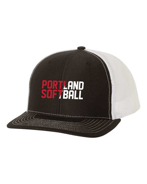 Custom Apparel - Screen Printing - Portland Softball - Snapback Hat - Hat - Portland softball