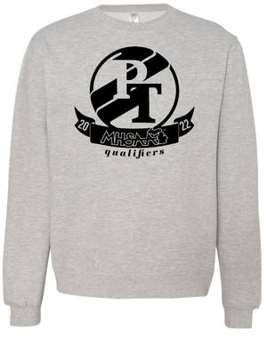 Custom Apparel - Screen Printing - Portland Tennis MHSAA Qualifiers - Crewneck Sweatshirt - Portland Tennis MHSAA Qualifiers
