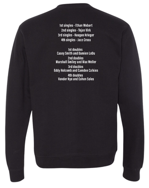 Custom Apparel - Screen Printing - Portland Tennis MHSAA Qualifiers - Crewneck Sweatshirt - Portland Tennis MHSAA Qualifiers