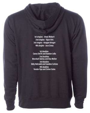 Custom Apparel - Screen Printing - Portland Tennis MHSAA Qualifiers - Hoodie - Portland Tennis MHSAA Qualifiers