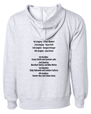 Custom Apparel - Screen Printing - Portland Tennis MHSAA Qualifiers - Hoodie - Portland Tennis MHSAA Qualifiers