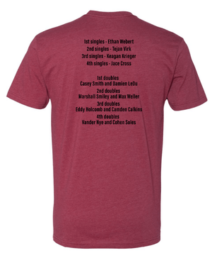 Custom Apparel - Screen Printing - Portland Tennis MHSAA Qualifiers - T-shirt - Portland Tennis MHSAA Qualifiers