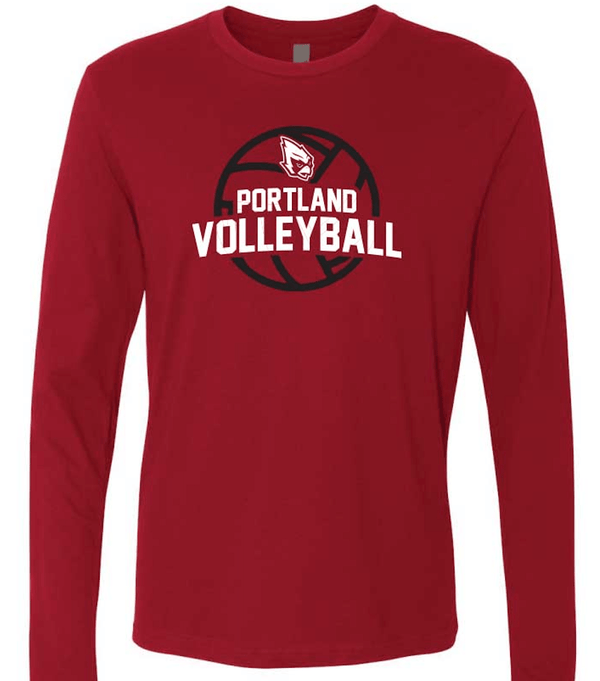 Custom Apparel - Screen Printing - Portland Volleyball - Unisex Long Sleeve - Portland Volleyball