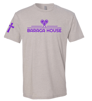 Custom Apparel - Screen Printing - Powers Catholic - Baraga House Unisex T-shirt - Catholic Powers - Baraga House