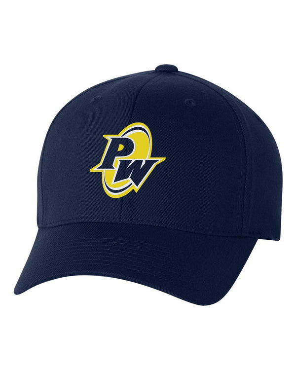 Custom Apparel - Screen Printing - PW - Navy Fitted Hat - Hat - PW