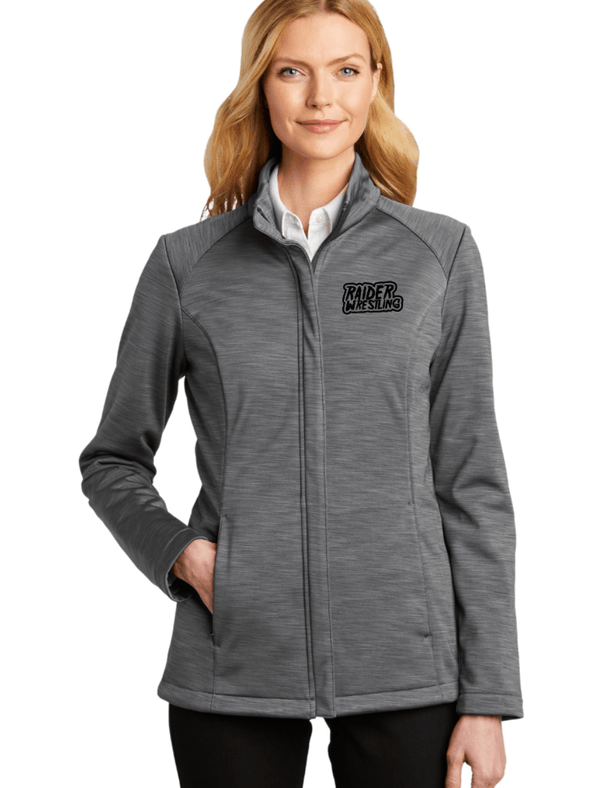 Custom Apparel - Screen Printing - Raider Wrestling - Ladies Stream Soft Shell Jacket - Raider Wrestling MS