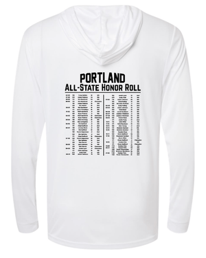 Custom Apparel - Screen Printing - Raider Wrestling - Long Sleeve Hooded T-Shirt - Raider Wrestling Winter 2022